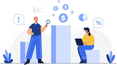 Investment Dashboard Illustration